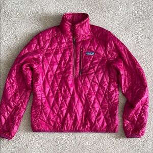 Patagonia Womens Nano-puff Half-Zip Pullover Jacket